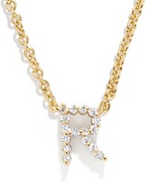 Thumbnail for your product : BaubleBar Nora Cubic Zirconia Alphabet Pendant Necklace