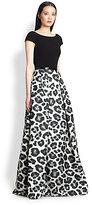 Thumbnail for your product : Theia Snow Leopard Ball Gown
