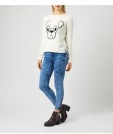 Thumbnail for your product : Fashion Union Cream Pug Jumper