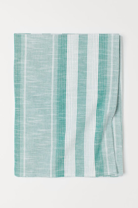 H&M Striped cotton tablecloth