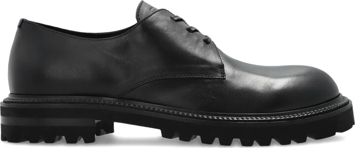 Giorgio Armani Lace-Up Chunky Derby Shoes