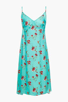 Thumbnail for your product : R 13 Floral-print Cupro-cady Dress