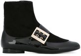 Thumbnail for your product : Lanvin two tone ankle boots