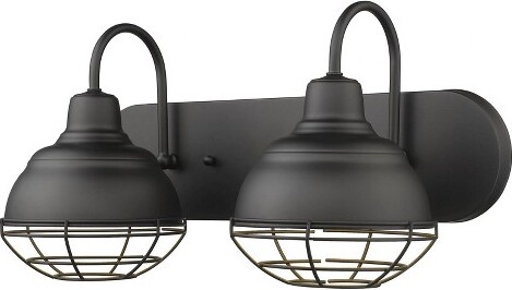 Millennium Lighting MillenniumLightingNeo-Industrial2-LightVanityinMatteBlack