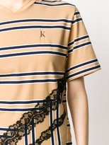 Thumbnail for your product : Koché lace insert T-shirt dress