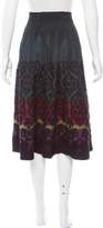 Thumbnail for your product : Issey Miyake Embroidered Midi Skirt