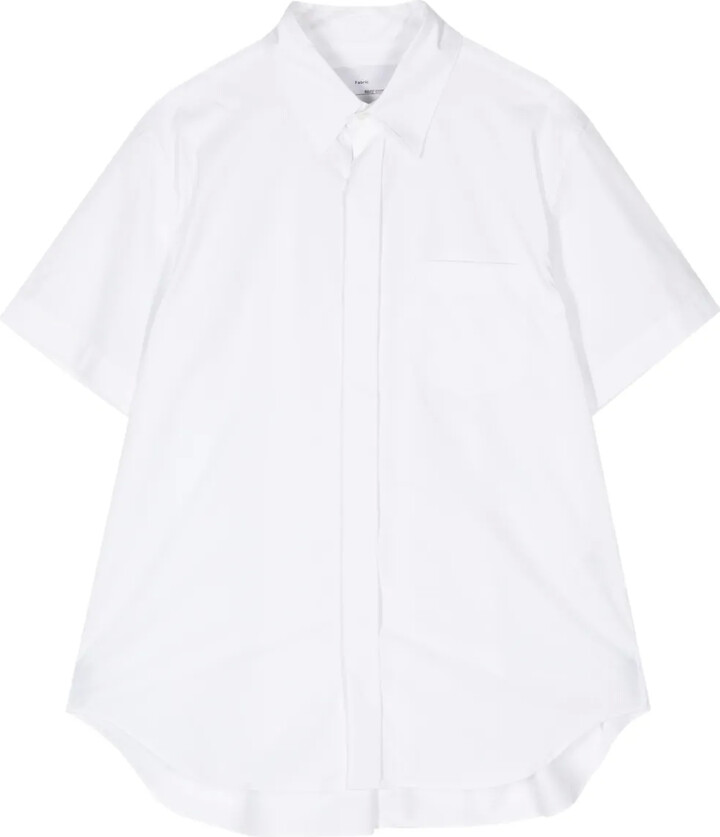 Fumito Ganryu Pleated Cotton-Blend Shirt