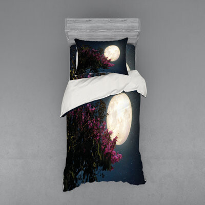 Ambesonne Moon Duvet Cover Set