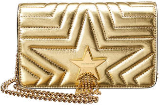 Stella McCartney Stella Star Small Metallic Flap Bag