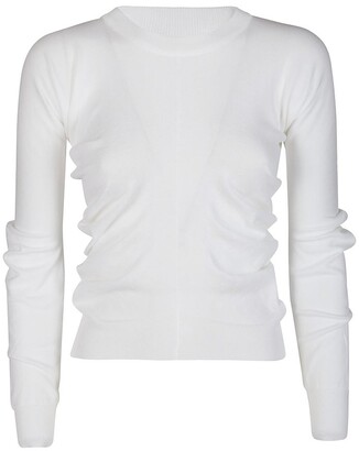 Maison Margiela Ruched Knitted Jumper