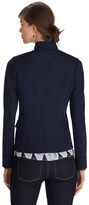 Thumbnail for your product : White House Black Market Ponte Military Navy Jacket