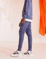 Thumbnail for your product : ASOS DESIGN skinny sweatpants in blue