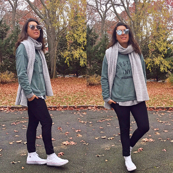 Fashion Look Featuring Converse Sneakers & Athletic Shoes and
