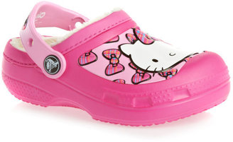 Crocs Girl's Hello Kitty Bow Lined Clog Shoes