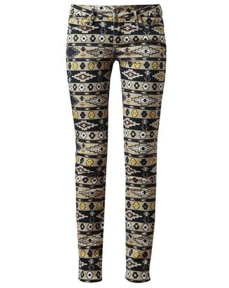 GUESS by Marciano 4483 ELIN KLING X GUESS BY MARCIANO Aztec Printed Skinny Denim Jeans
