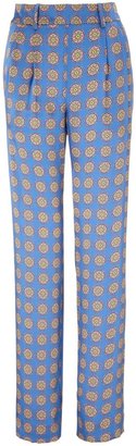 Thakoon Blue Foulard Pyjama Trousers