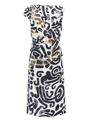 Vivienne Westwood Shaman maze-print dress