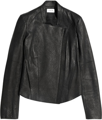 Helmut Lang Textured-leather biker jacket