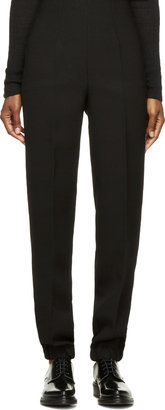 CNC Costume National Black High-Waisted Wool Trousers