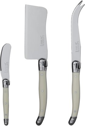 Laguiole Ivory Cheese Knife Set, 3 Piece