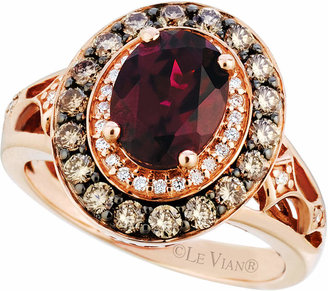 LeVian Le Vianandreg; Raspberry Rhodoliteandreg; Garnet (2 ct. t.w.) and Diamond (3/4 ct. t.w.) Ring in 14k Strawberry Rose Gold, Only at Macy's