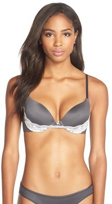Betsey Johnson 'Forever Perfect' Lace Trim Push-Up Bra