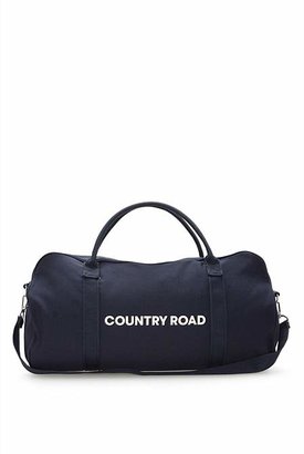 Country Road Zip Canvas Logo Tote