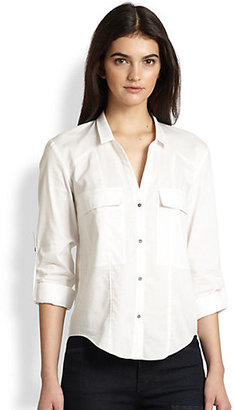 Helmut Lang Cotton Flannel Shirt