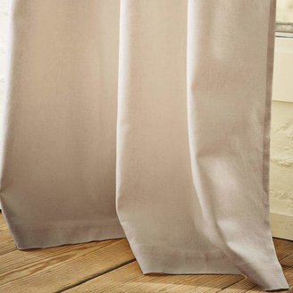 west elm Linen Cotton Curtain - Flax