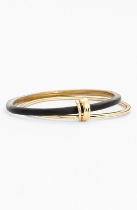Alexis Bittar 'Lucite ® ' - Goldtone Paired Bangle