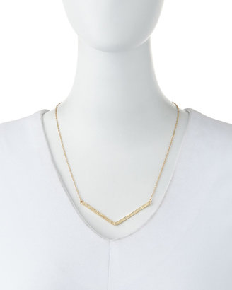 Jules Smith Designs Chevron Charm Necklace, Golden