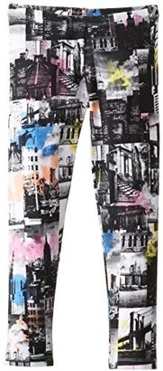 Flowers by Zoe Big Girls' All Over City Scape Legging