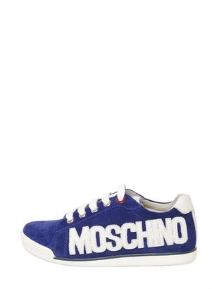 Moschino Suede Logo Sneakers