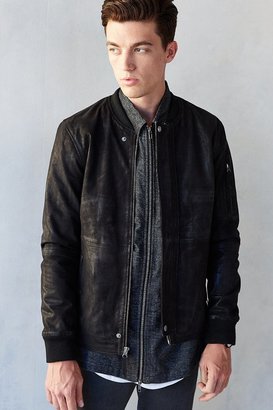 Urban Outfitters Your Neighbors Dee Dee Leather Bomber Jacket