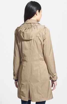 Rainforest Single Breasted Raincoat with Removable Hood