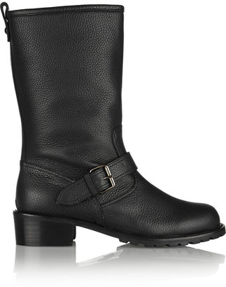 Giuseppe Zanotti Blok textured-leather boots