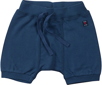 Polarn O. Pyret Baby Organic Cotton Jersey Shorts, Navy