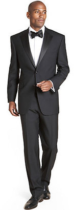 Marks and Spencer Luxury Sartorial Big & Tall Pure Wool 2 Button Dinner Suit