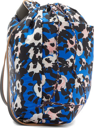 Marni Blue & Black Nylon Bright Backpack