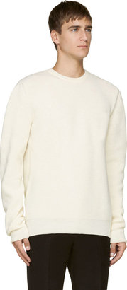 A.P.C. Ivory Classic Crewneck Sweater