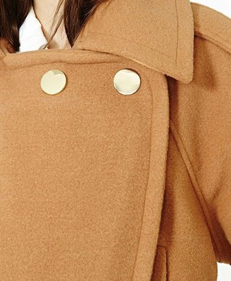 ChicNova V-neck Lapel Collar One Button Coat