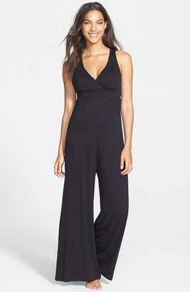 Kenneth Cole New York Wide Leg Jersey Jumpsuit