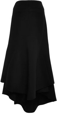 Ellery Nomadic Asymmetric Crepe Midi Skirt