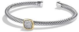 David Yurman Noblesse Bracelet with Diamonds and Gold