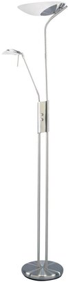 Lite Source Lite Source, Inc. LS-9709PS/FRO Lucien Torch/Reading Lamp, Silver