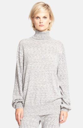 Theory 'Pristellee' Space Dye Cashmere Turtleneck Sweater