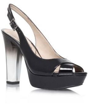 Jessica Simpson Black Violett high heel occasion shoes