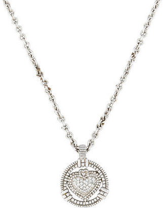 Judith Ripka Crystal Heart Pendant Necklace