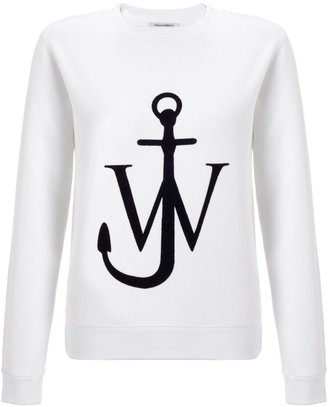 J.W.Anderson White Cotton Logo Sweater