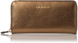 LK Bennett Kenza Printed Leather Long Wallet
